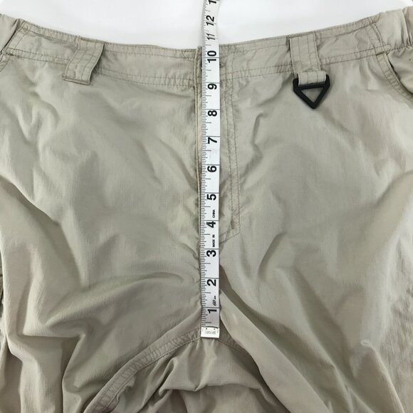 Columbia Omni-Shade Cargo Shorts Men's Size 36 Waist Beige Trail Hiking Outdoor - Picture 9 of 13